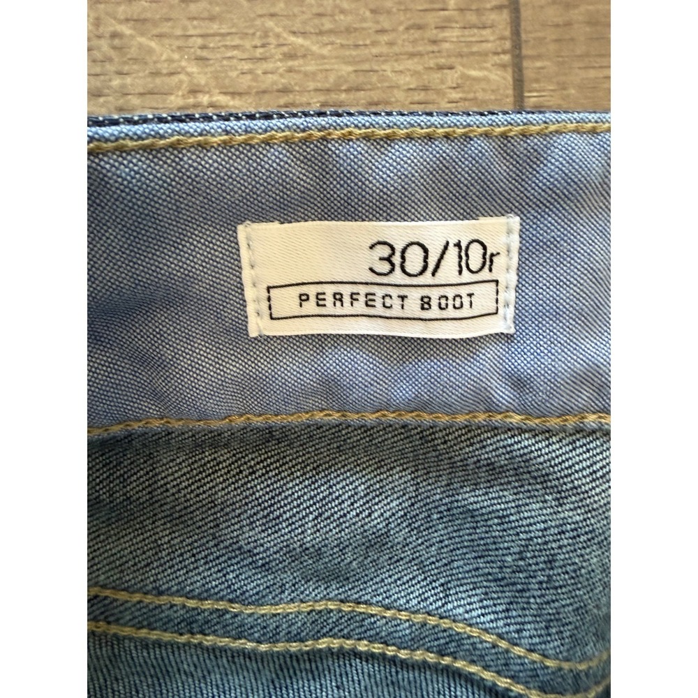 Gap 1969 Perfect Boot Dark Wash Jeans 30/10r Blue Denim NWOT - Picture 5 of 6